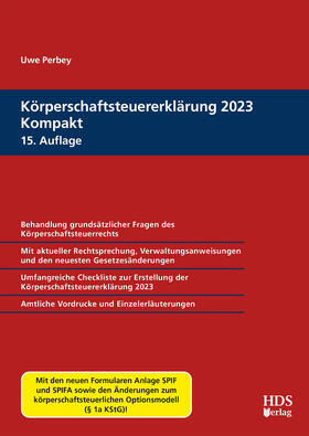 Körperschaftsteuererklärung 2023 Kompakt