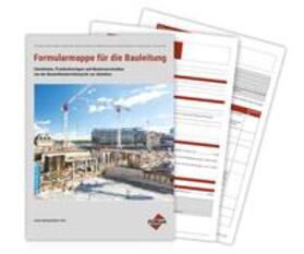 Formularmappe für die Bauleitung