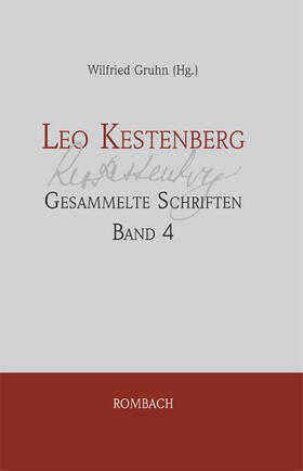 Leo Kestenberg Gesammelte Schriften