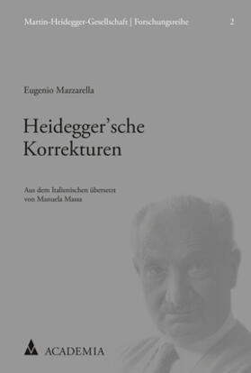 Heidegger'sche Korrekturen