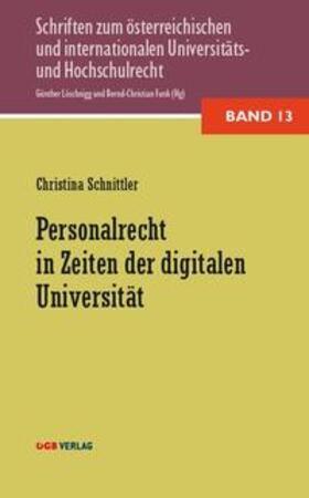 Personalrecht in Zeiten der digitalen Universität