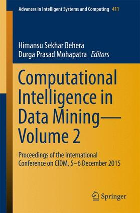 Computational Intelligence in Data Mining¿Volume 2