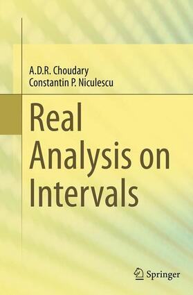 Real Analysis on Intervals