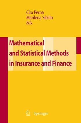 Mathematical and Statistical Methods for Insurance and Finance