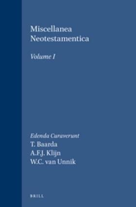 Miscellanea Neotestamentica, Volume I