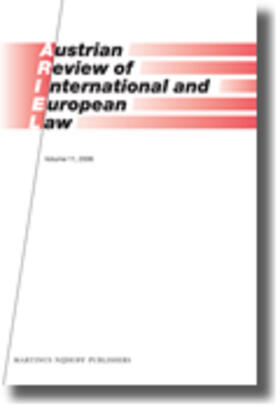 Austrian Review of International and European Law, Volume 11 (2006)