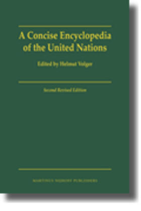 A Concise Encyclopedia of the United Nations