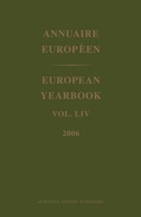 European Yearbook / Annuaire Européen, Volume 57 (2009)