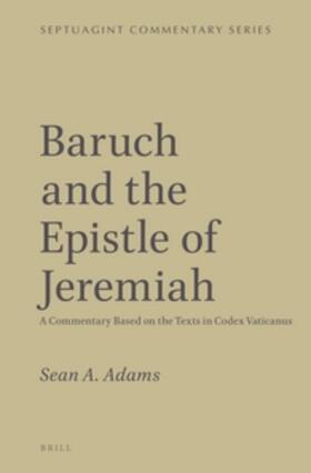 Baruch and the Epistle of Jeremiah