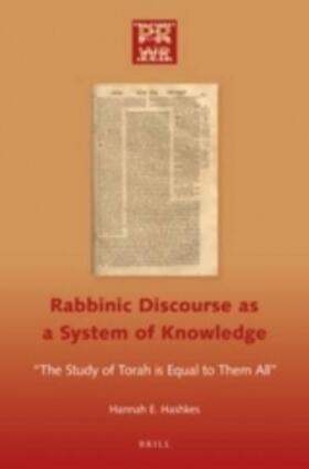 Rabbinic Discourse as a System of Knowledge