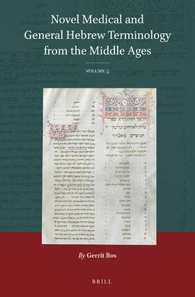 Novel Medical and General Hebrew Terminology from the Middle Ages