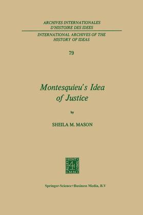 Montesquieu's Idea of Justice