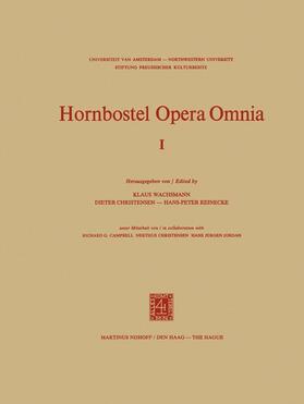 Hornbostel Opera Omnia