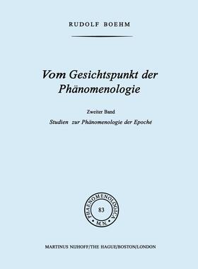 Vom Gesichtspunkt Der Phänomenologie