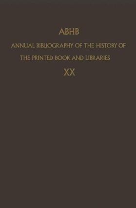 ABHB Annual Bibliography of the History of the Printed Book and Libraries