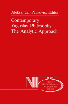 Contemporary Yugoslav Philosophy: The Analytic Approach