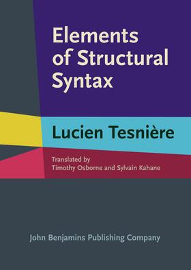 Elements of Structural Syntax