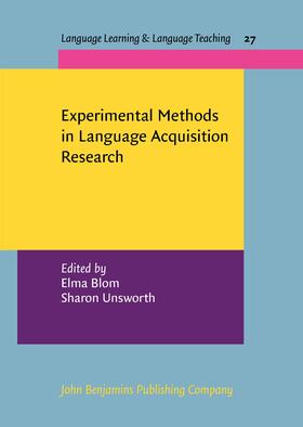 Experimental Methods in Language Acquisition Research