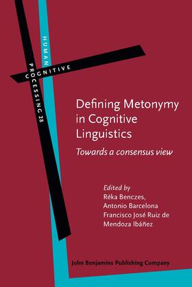 Defining Metonymy in Cognitive Linguistics
