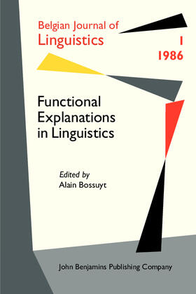 Functional Explanations in Linguistics