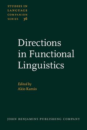 Directions in Functional Linguistics
