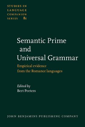 Semantic Primes and Universal Grammar
