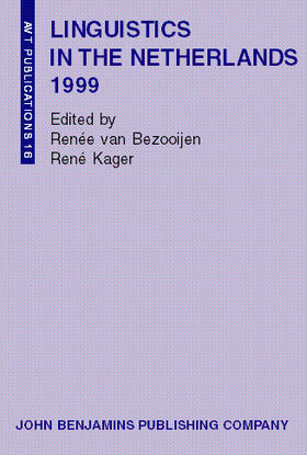 Linguistics in the Netherlands 1999