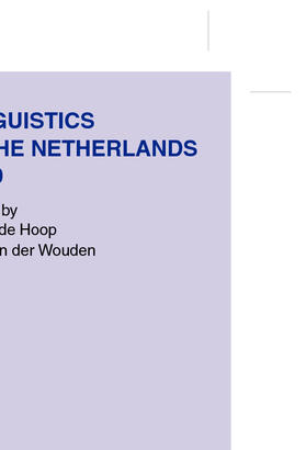 Linguistics in the Netherlands 2000