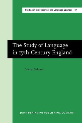 The Study of Language in 17th-Century England