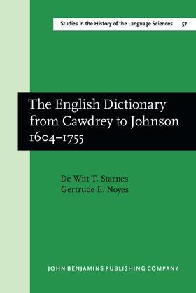 The English Dictionary from Cawdrey to Johnson 1604–1755
