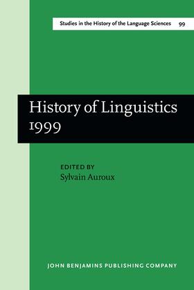 History of Linguistics 1999