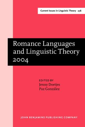 Romance Languages and Linguistic Theory 2004