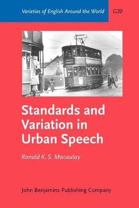 Standards and Variation in Urban Speech