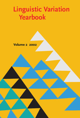 Linguistic Variation Yearbook 2002