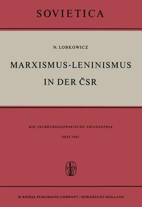 Marxismus-Leninismus in Der &#268;sr
