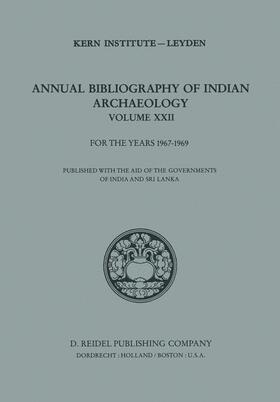 Annual Bibliography of Indian Archaeology