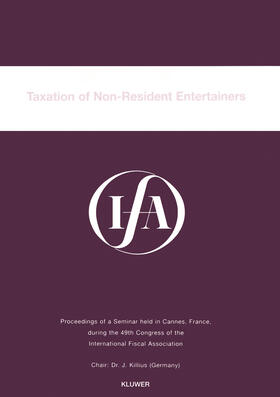 Ifa: Taxation of Non-Resident Entertainers: Taxation of Non-Resident Entertainers