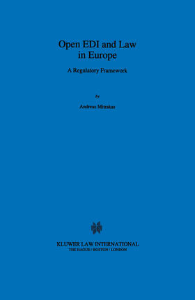 Open EDI and Law in Europe a Regulatory Framework