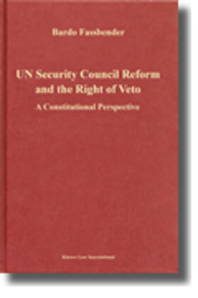 Un Security Council Reform and the Right of Veto