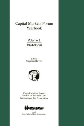 Capital Markets Forum Yearbook: Vol 2 1994 - 1996