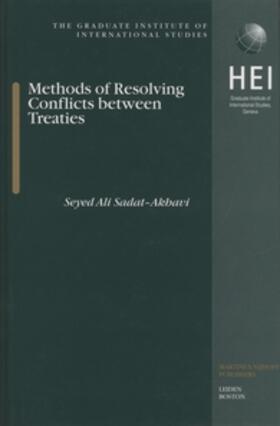 Methods of Resolving Conflicts Between Treaties