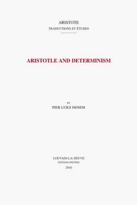 Aristotle and Determinism