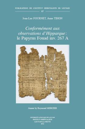 Conformement Aux Observations d'Hipparque: Le Papyrus Fouad Inv. 267 a