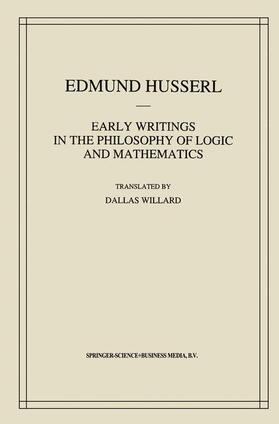 Early Writings in the Philosophy of Logic and Mathematics