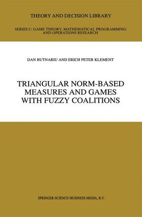 Triangular Norm-Based Measures and Games with Fuzzy Coalitions