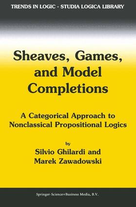 Sheaves, Games, and Model Completions
