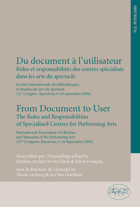 Du document à l'utilisateur. From Document to User