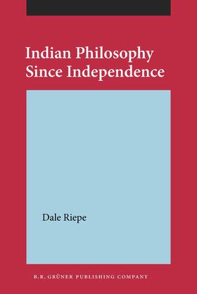 Indian Philosophy since Independence