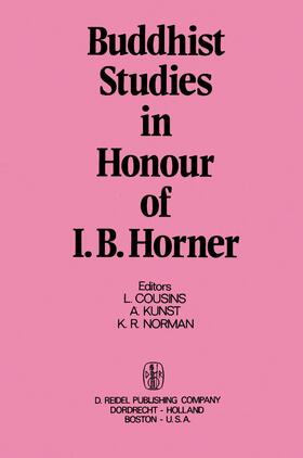 Buddhist Studies in Honour of I.B. Horner