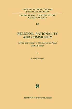 Religion, Rationality and Community